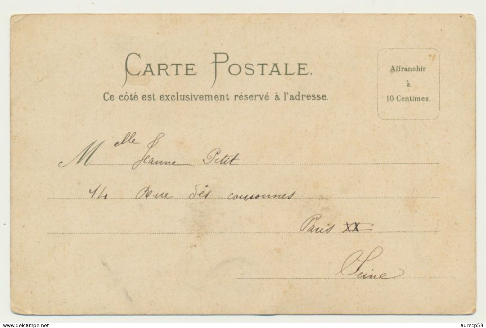 Carte Fantaisie Souvenir Première Communion En 1912 - Communion