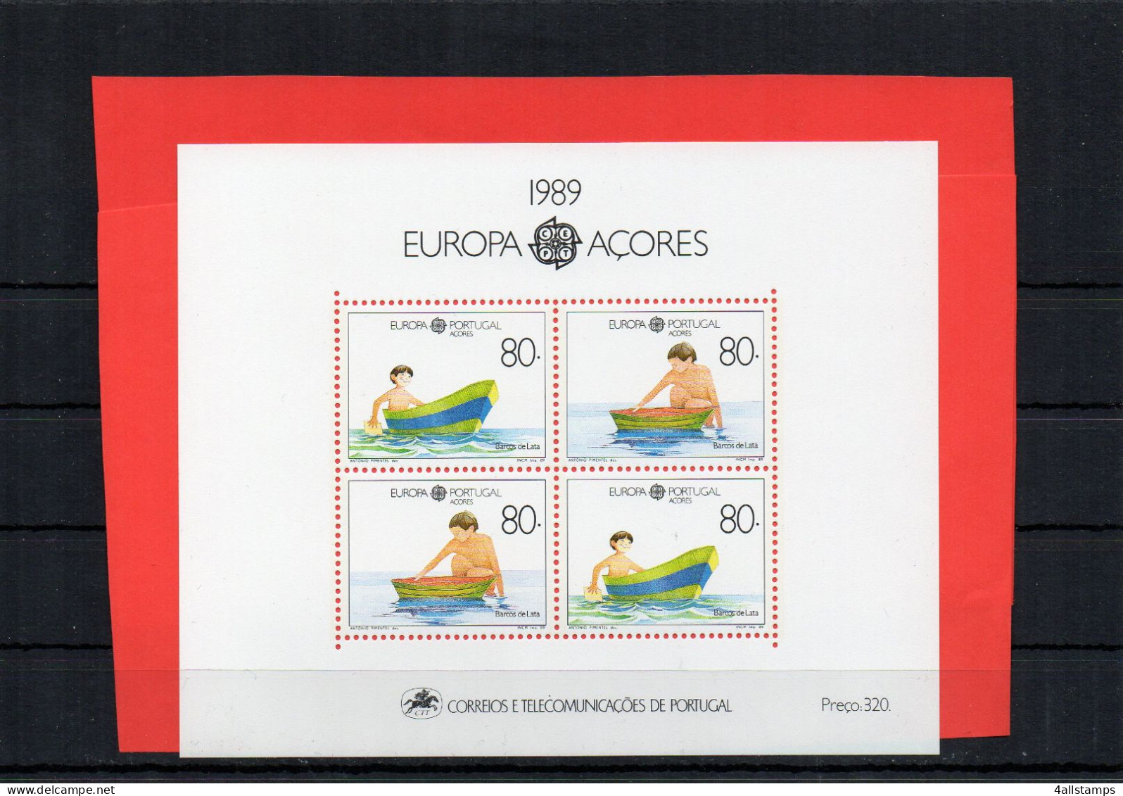 1989 Azoren MI N° Block 10 ** : MNH, Postfris, Postfrisch , Neuf Sans Charniere - 1989