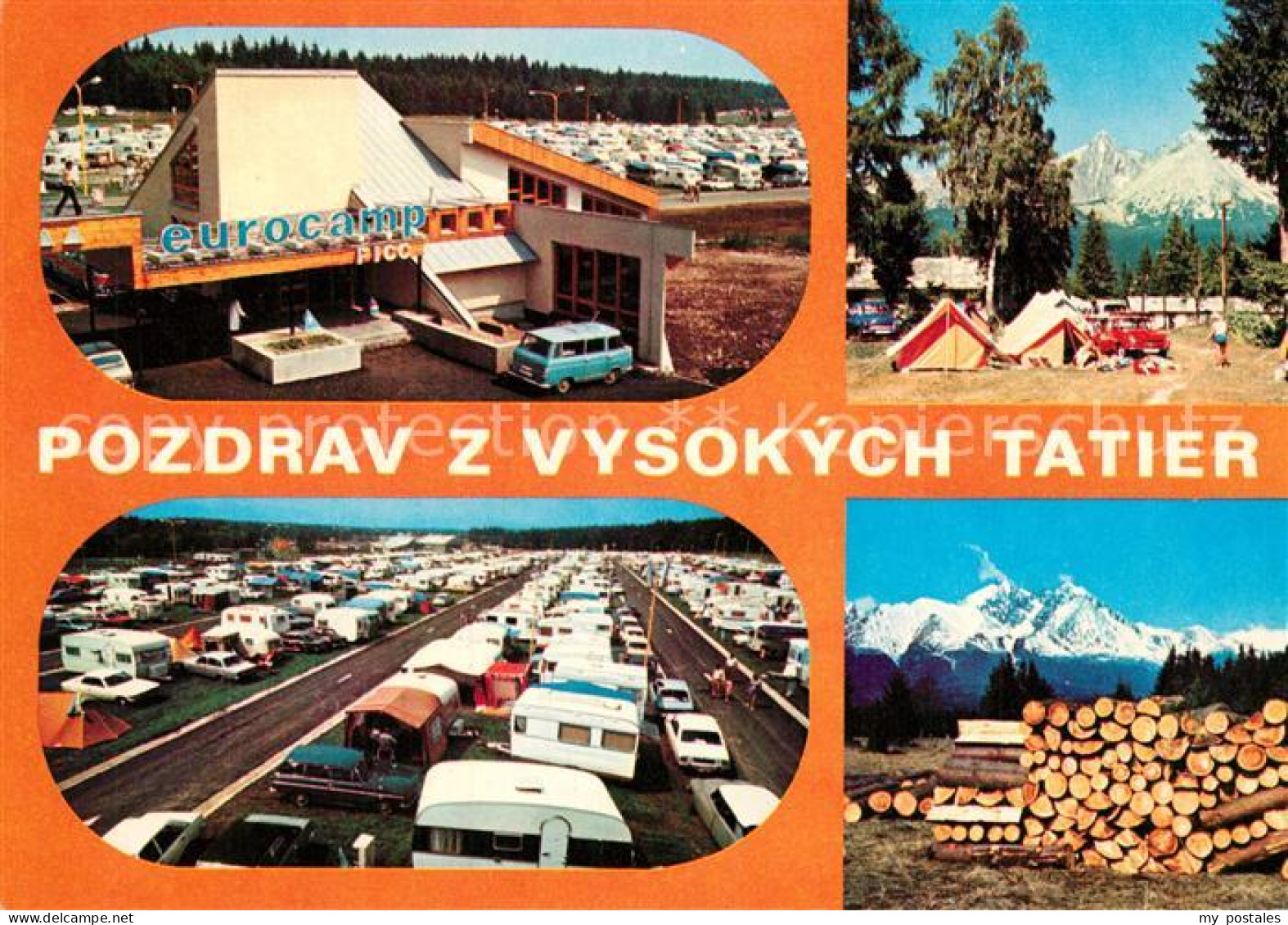 73280541 Vysoke Tatry Tatranska Lomnica Eurocamp Autocamping Pohlad Na Lomnicky  - Slovaquie