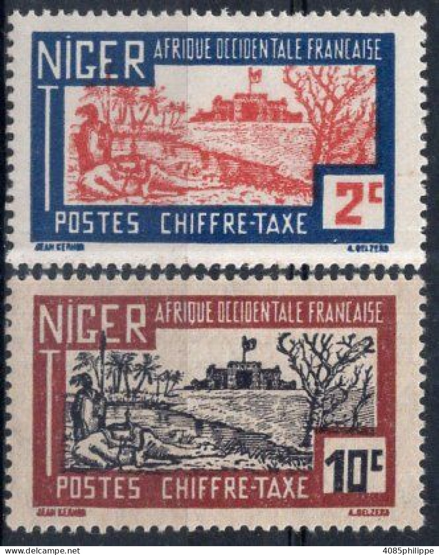 NIGER Timbres-Taxe N°9** & 12** Neufs Sans Charnières TB Cote : 1€50 - Neufs