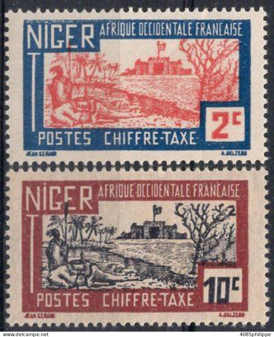 NIGER Timbres-Taxe N°9** & 12** Neufs Sans Charnières TB Cote : 1€50 - Ungebraucht