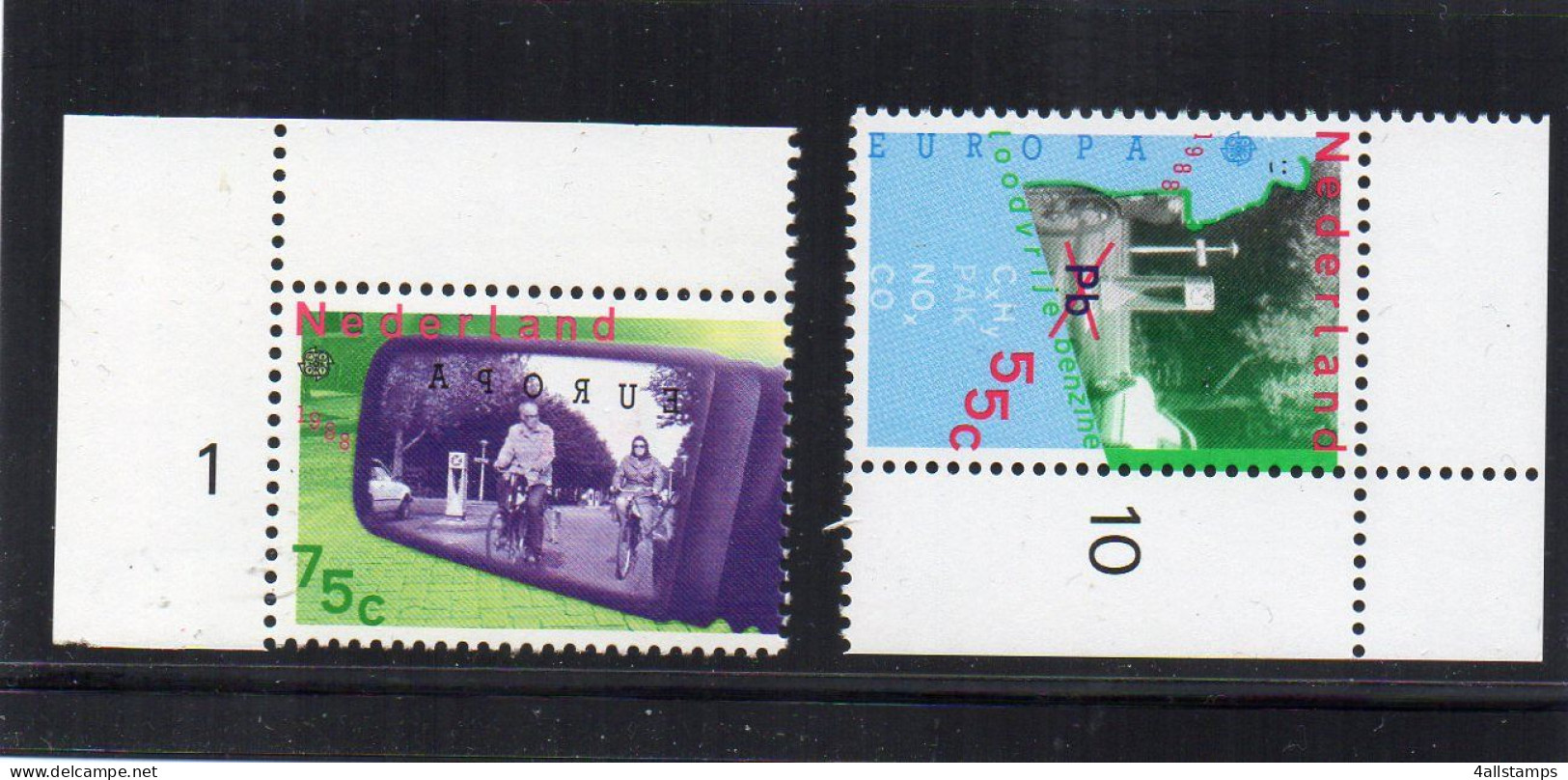 1988 Nederland MI N° 1343/134 ** : MNH, Postfris, Postfrisch , Neuf Sans Charniere - 1988