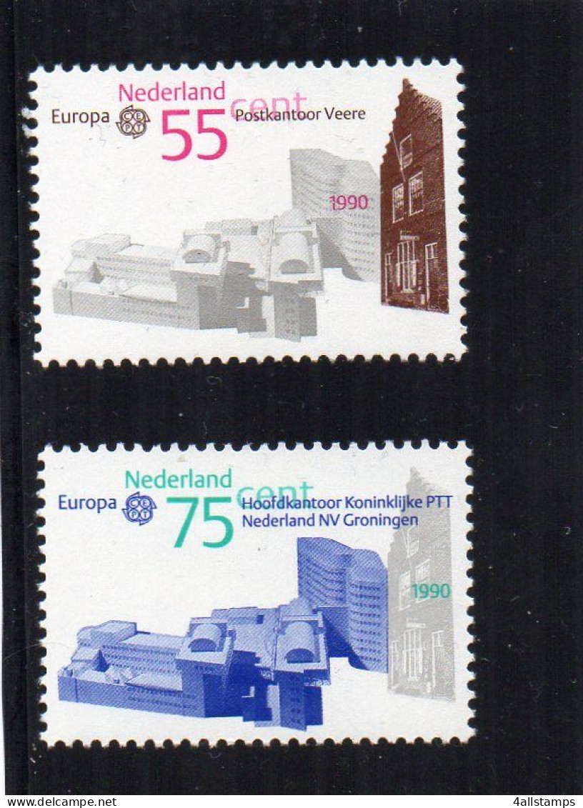1990 Nederland MI N° 1386/1387 ** : MNH, Postfris, Postfrisch , Neuf Sans Charniere - 1990