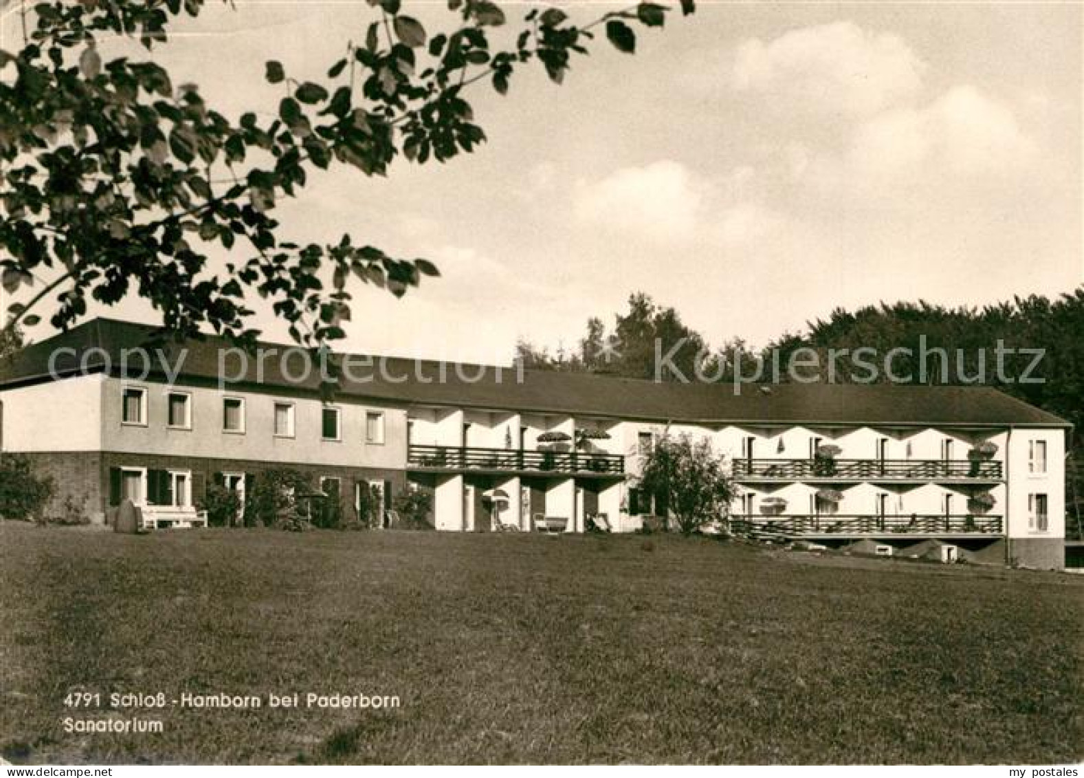 73280186 Paderborn Schloss Hamborn Sanatorium Paderborn - Paderborn