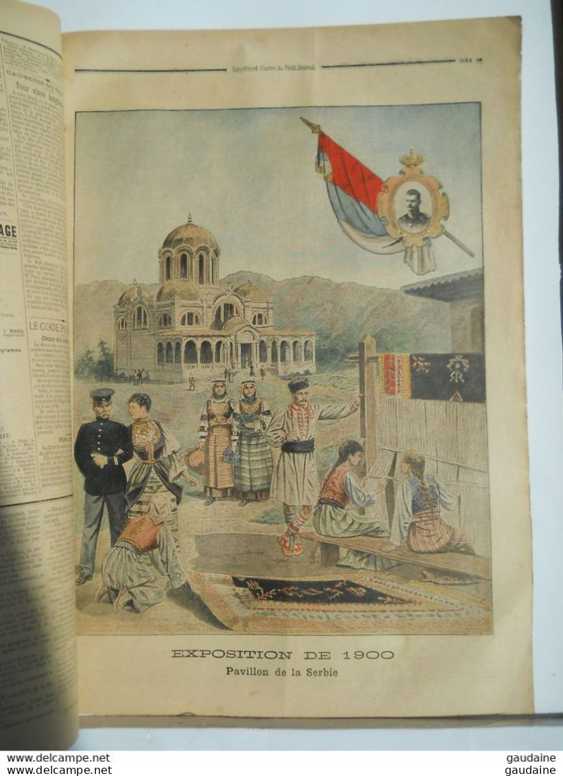 LE PETIT JOURNAL N° 519 - 28 OCTOBRE 1900 - UNE RAZZIA DANS LE SUD ORANAIS - EXPOSITION 1900 PAVILLON DE SERBIE - Le Petit Journal