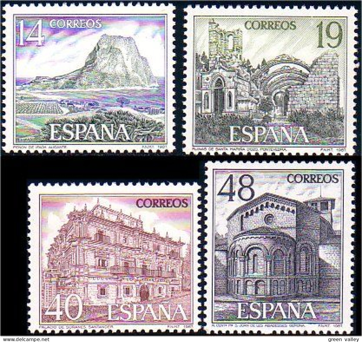 326 Espagne Tourisme 1987 Catle Monastery Church MNH ** Neuf SC (ESP-239) - Abbeys & Monasteries
