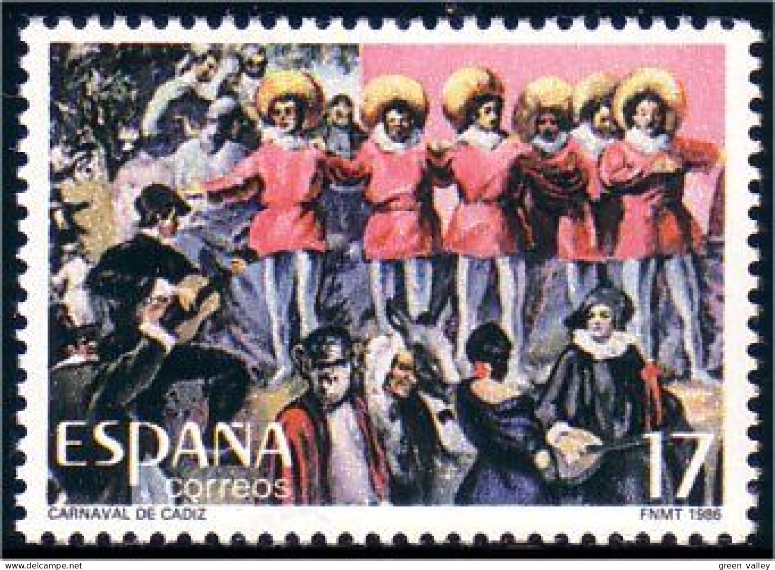 326 Espagne Masquarade Carnaval Cadix Cadiz Carnival MNH ** Neuf SC (ESP-219) - Carnaval