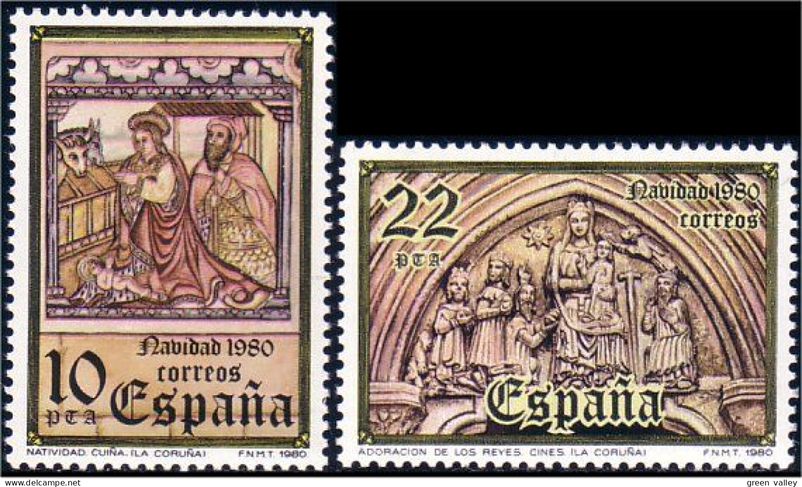 326 Espagne Sculptures Christmas Noel Santa Maria Cuina MNH ** Neuf SC (ESP-156) - Abdijen En Kloosters