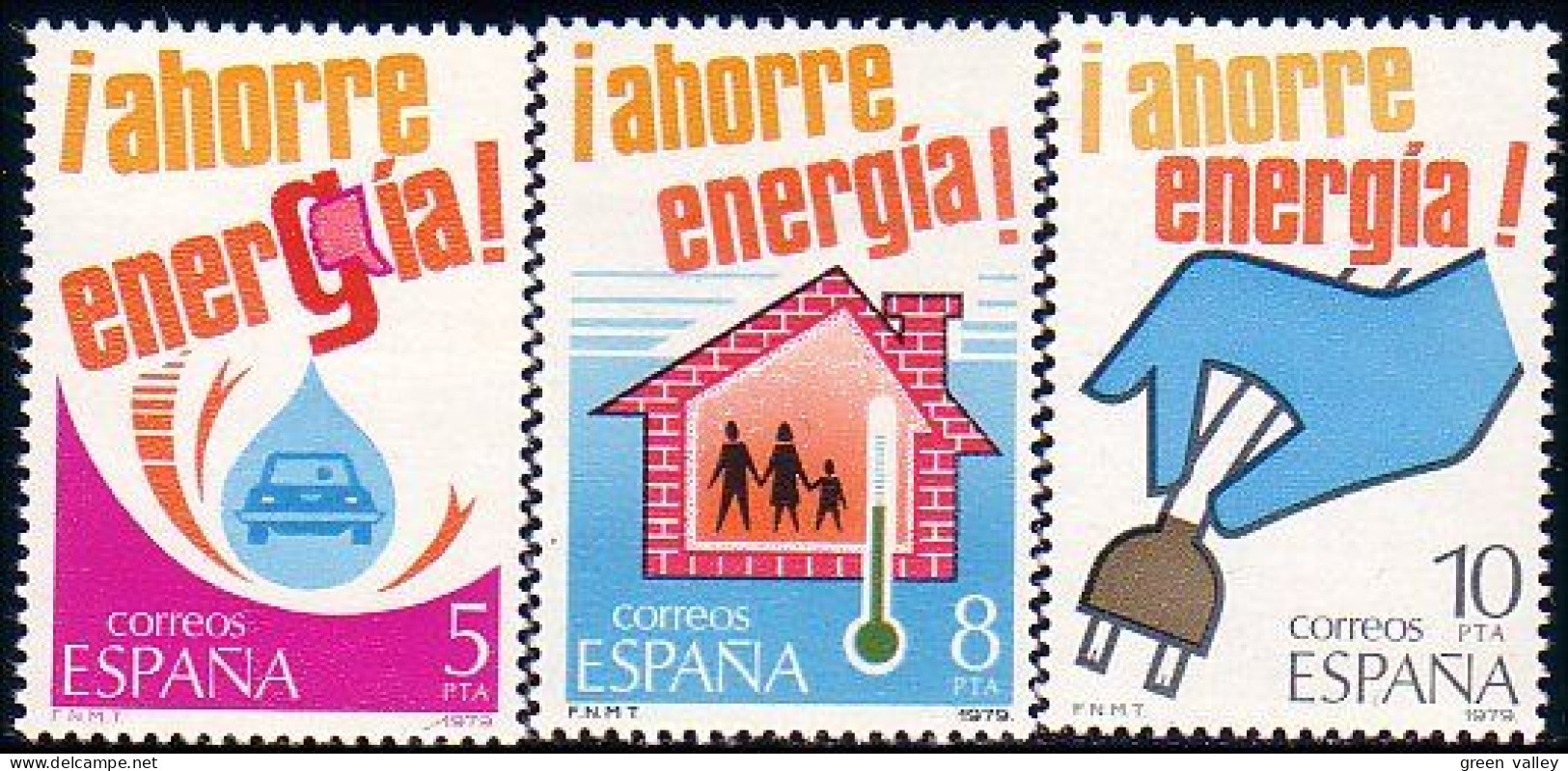 326 Espagne Energy Energie Conservation MNH ** Neuf SC (ESP-133) - Natur