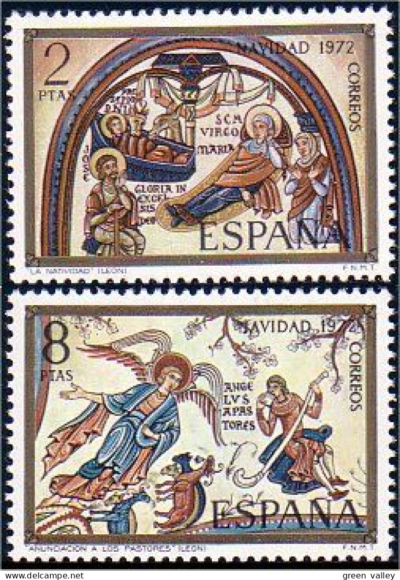 326 Espagne 1969 Nativité Christmas Basilic San Isidro Basilique MNH ** Neuf SC (ESP-77) - Abadías Y Monasterios