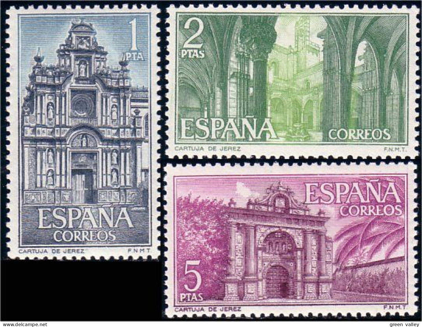 326 Espagne 1966 St Mary Carthusian Monastery MNH ** Neuf SC (ESP-22) - Abdijen En Kloosters