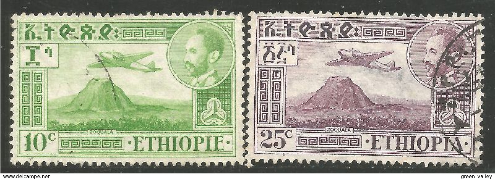 324 Ethiopie 1947 Volcan Zoquala Volcano (ETH-289) - Vulkanen