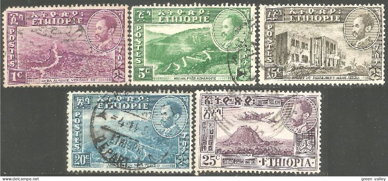 324 Ethiopie 1947 Paysages Landscapes (ETH-283) - Ethiopie