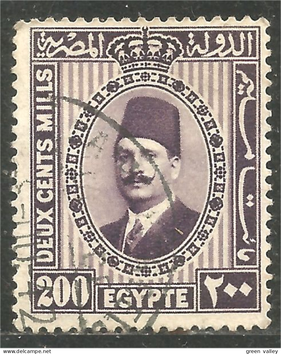 316 Egypte Roi King Fuad (EGY-193) - Usati