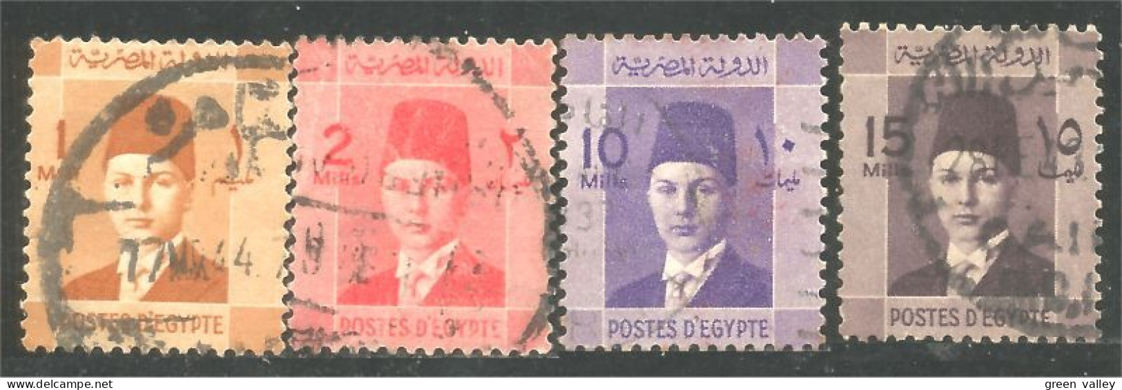 316 Egypte Roi King Farouk (EGY-189) - Usati