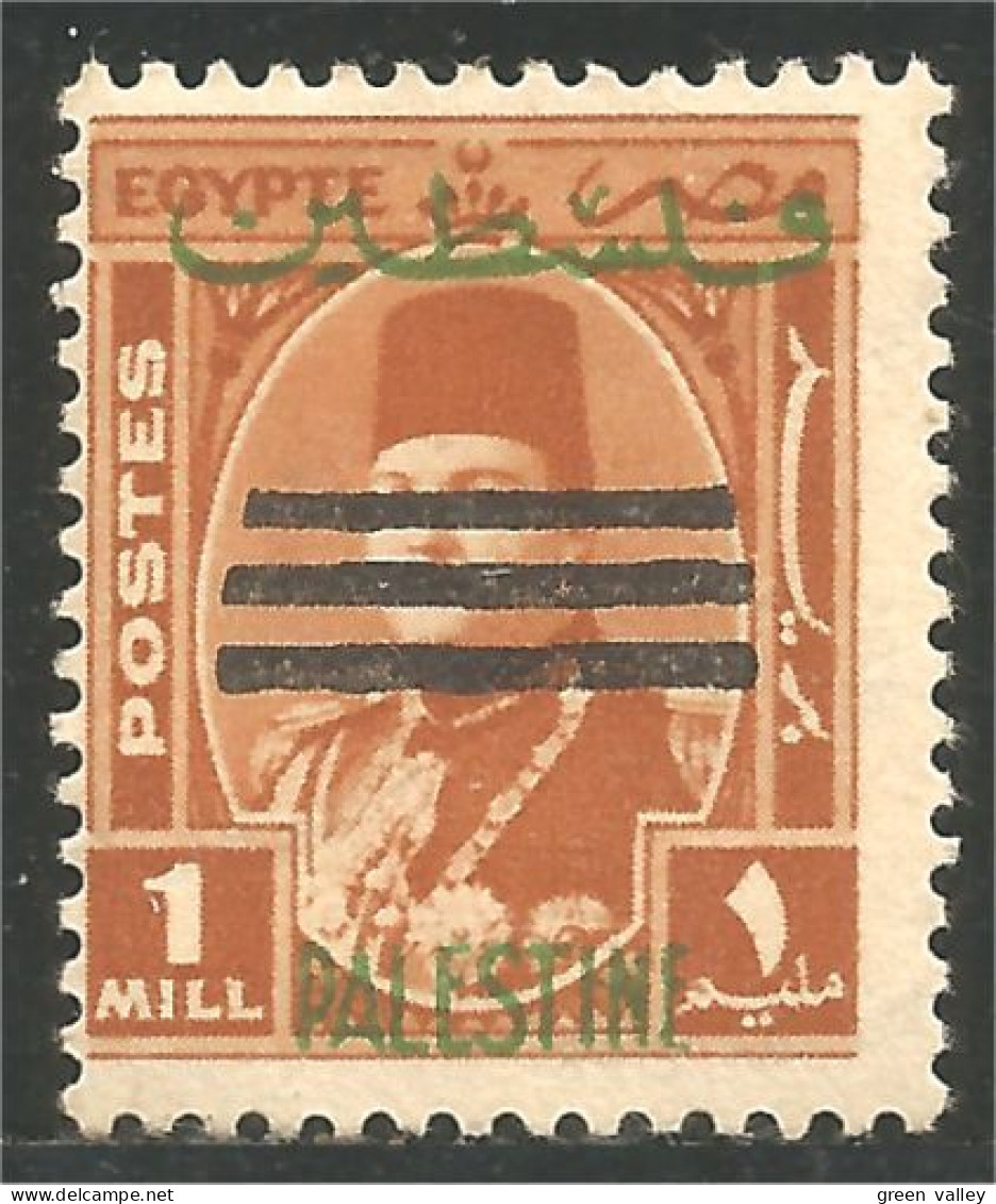 316 Egypte Roi King Fuad Palestine (EGY-185) - Usados