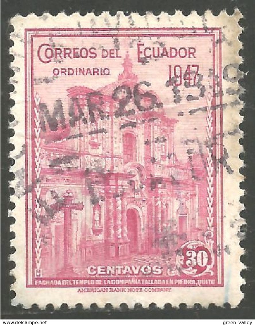 314 Equateur 1947 Jésuites Church Quito (ECU-120c) - Equateur