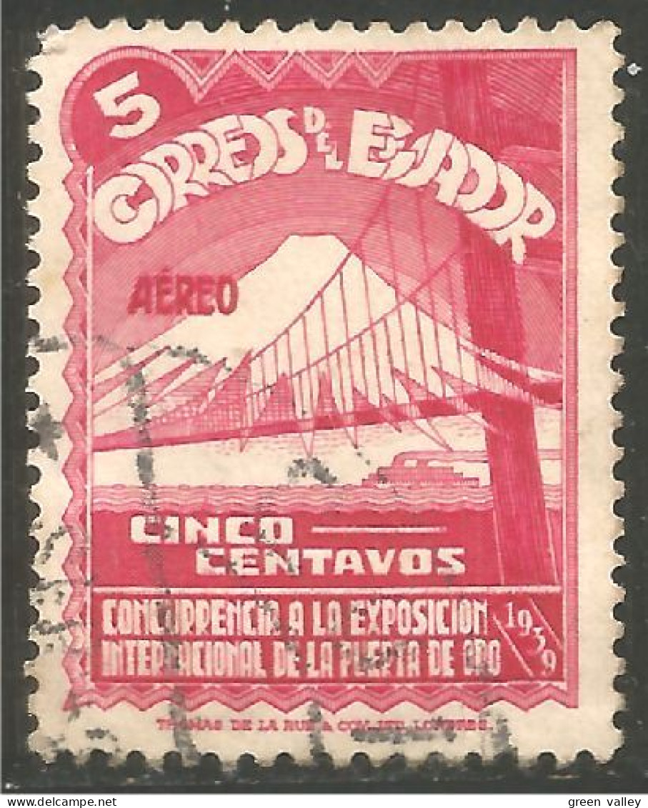 314 Equateur 1939 Pont Golden Gate Bridge (ECU-121b) - Equateur