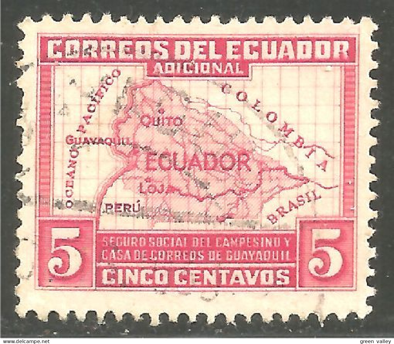 314 Equateur Carte Map (ECU-118) - Equateur