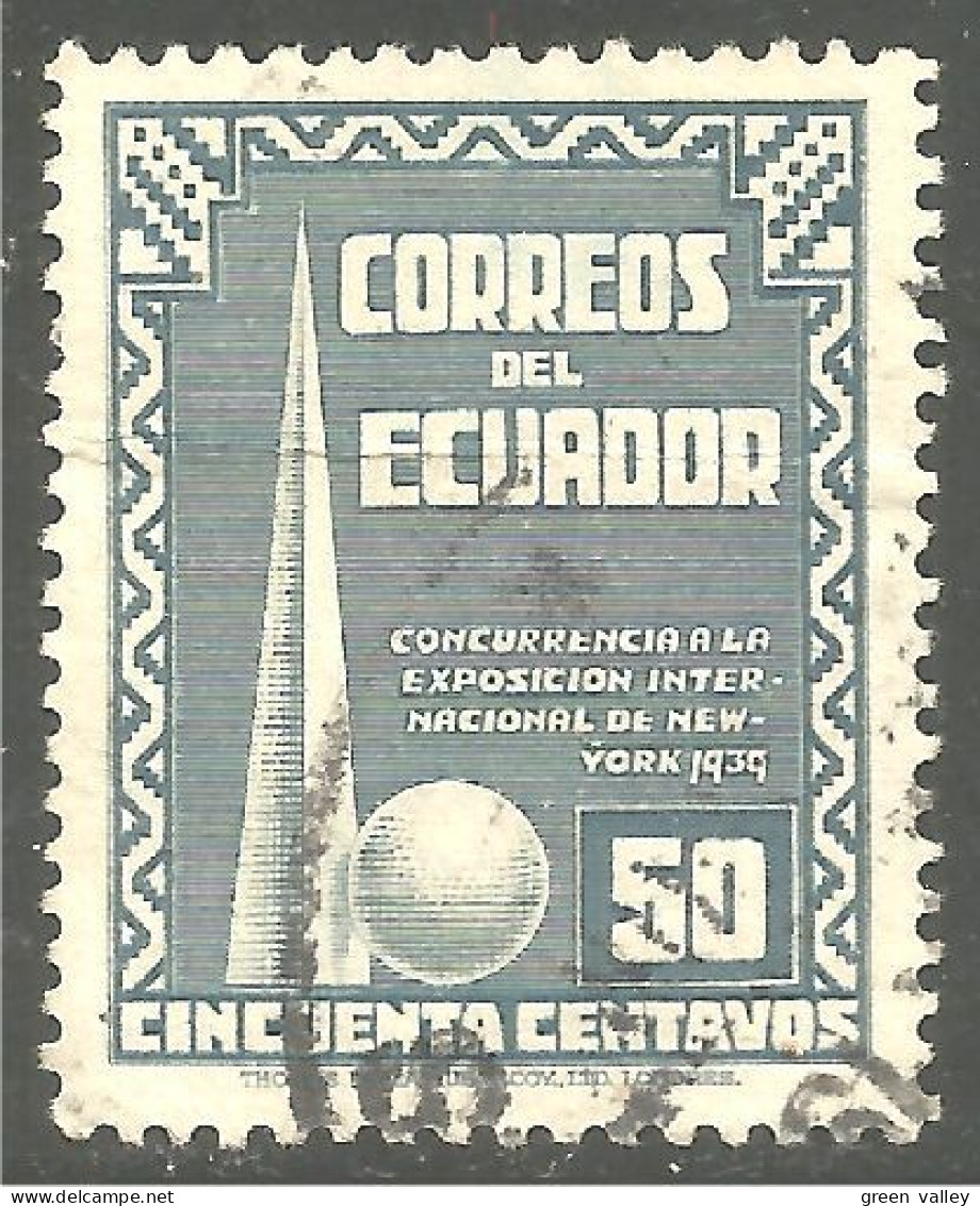 314 Equateur 1939 Foire Exposition New York (ECU-116c) - Altri & Non Classificati