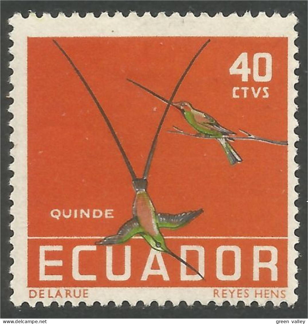 314 Equateur Hummingbird Colibri Oiseau Mouche MH * Neuf CH (ECU-93) - Colibríes