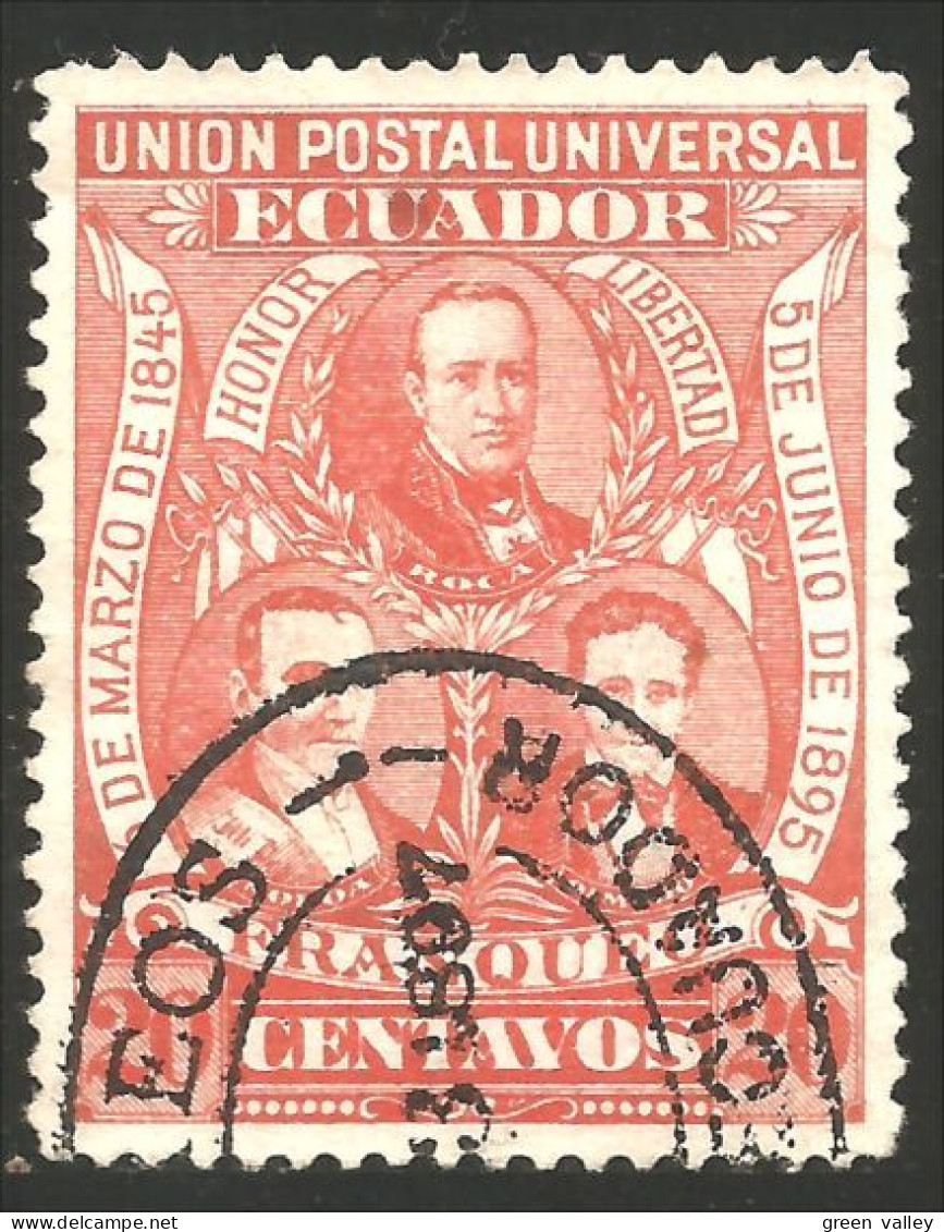 314 Equateur 1896 Roca Noboa Olmedo 20c (ECU-67) - Equateur