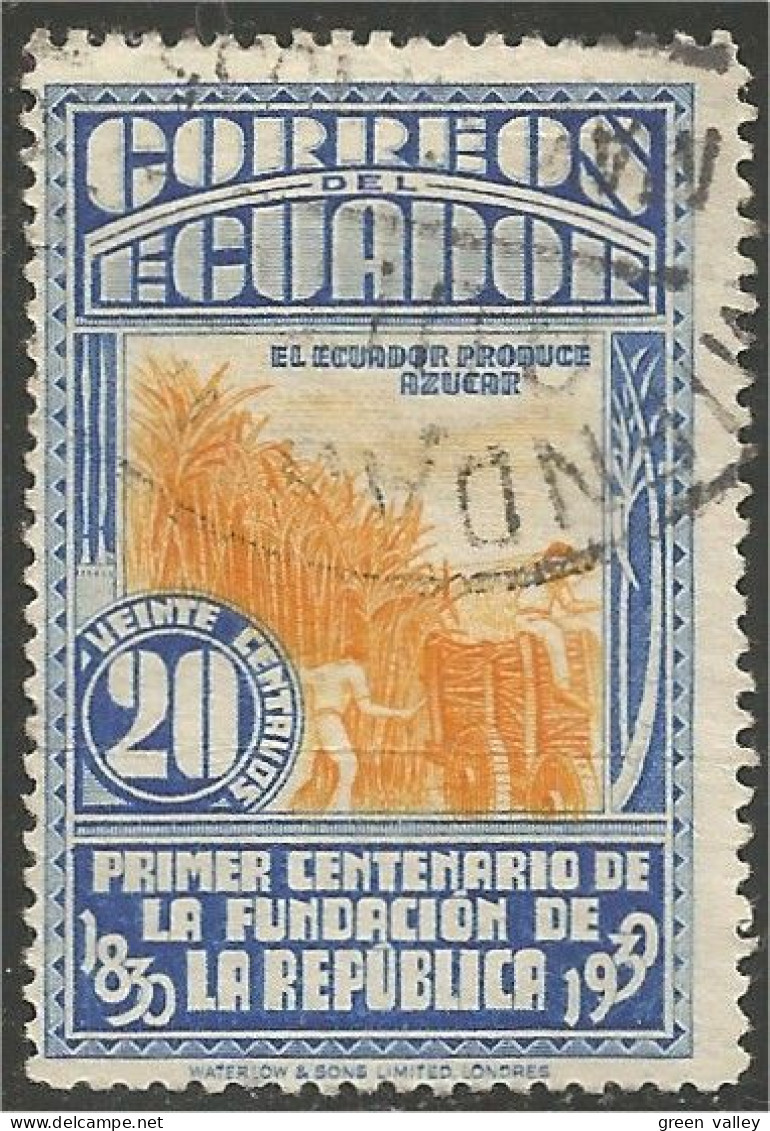 314 Equateur Sucre Sugar Zucker Azucar (ECU-49) - Equateur