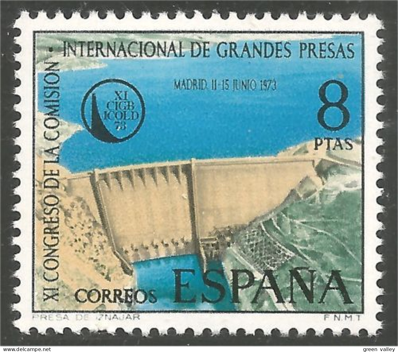 326 Espagne Barrage Iznajar MNH ** Neuf SC (ESP-370) - Agua