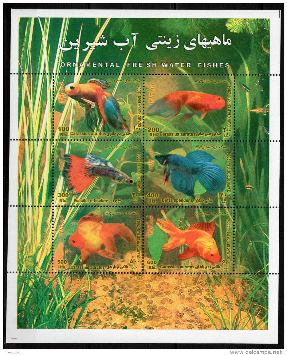 IRAN - BLOC N°36 ** (2004)  POISSONS - Iran