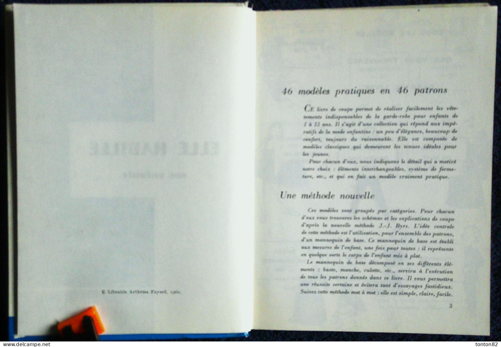 Jeoffrin J. Byrs - ELLE Encyclopédie - ELLE HABILLE Ses Enfants - Librairie Arthème Fayard - ( Avril 1960 ) . - Do-it-yourself / Technical