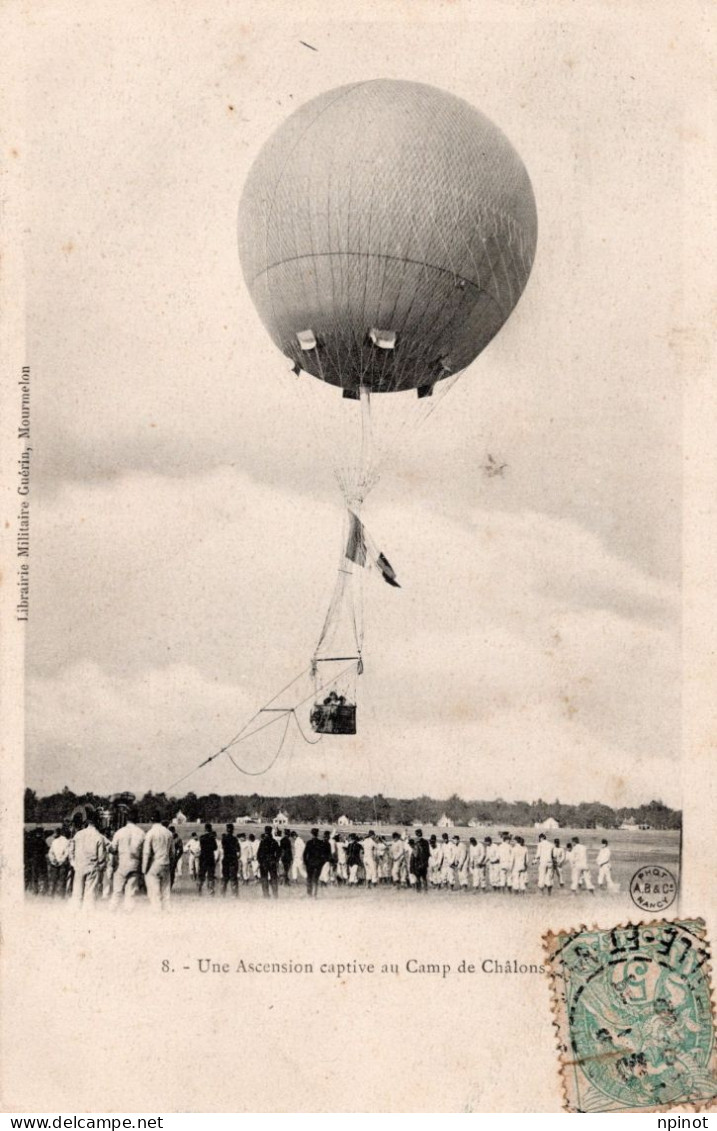 C P A -   THEMES - MONTGOLFIERES - Ballon Captif - Luchtballon