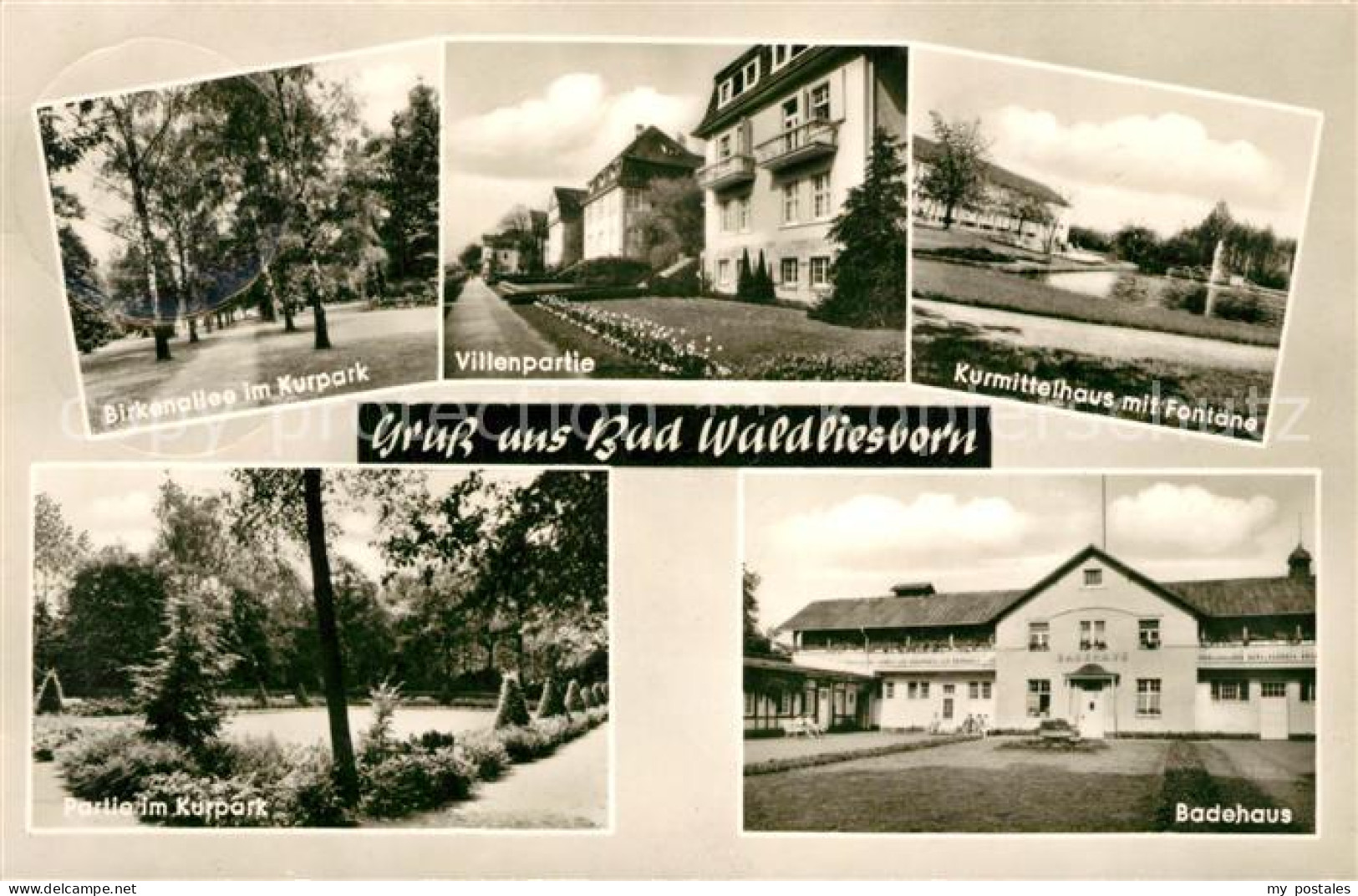 73277583 Bad Waldliesborn Kurpark Villenpartie Kurpark Kurmittelhaus Bad Waldlie - Lippstadt