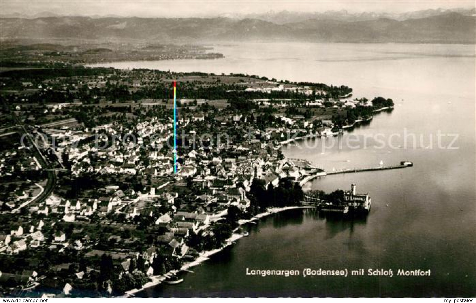 73277529 Langenargen Bodensee Fliegeraufnahme Mit Schloss Montfort Langenargen B - Langenargen