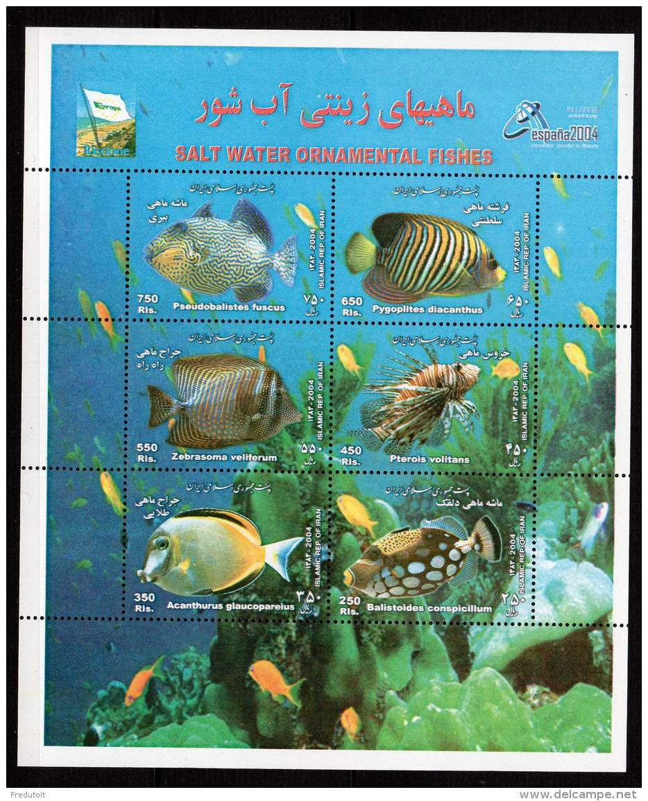 IRAN - BLOC N°37 **  (2004) POISSONS - Iran