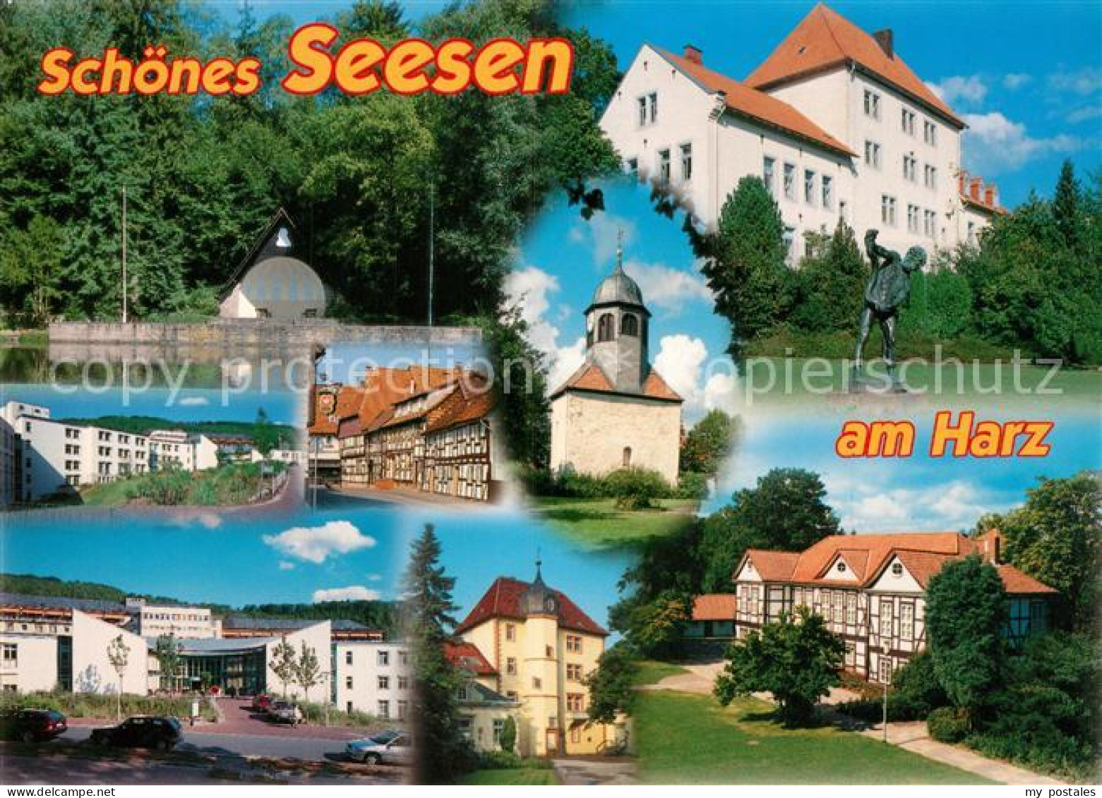 73275736 Seesen Harz Plastik Fachwerk Kirche Seesen Harz - Seesen