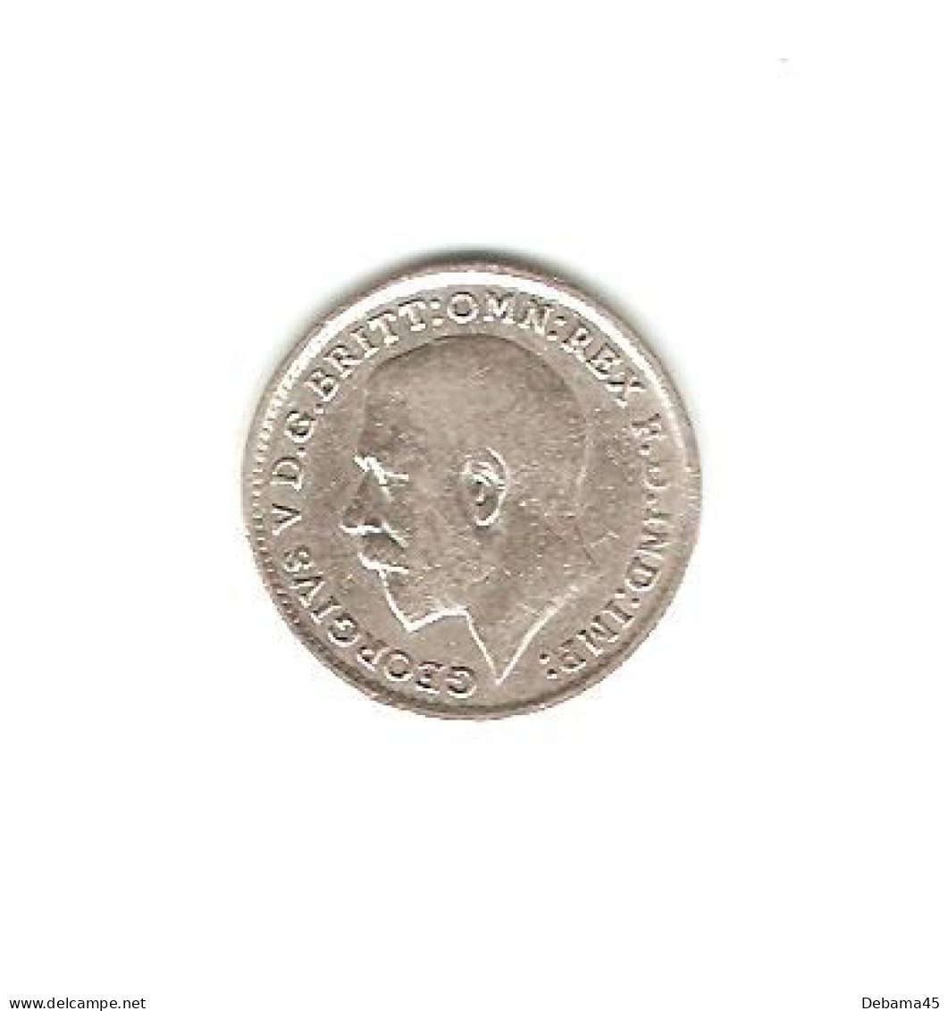 580/ Grande-Bretagne : Georges V : 3 Pences 1920 (argent) - Sonstige & Ohne Zuordnung