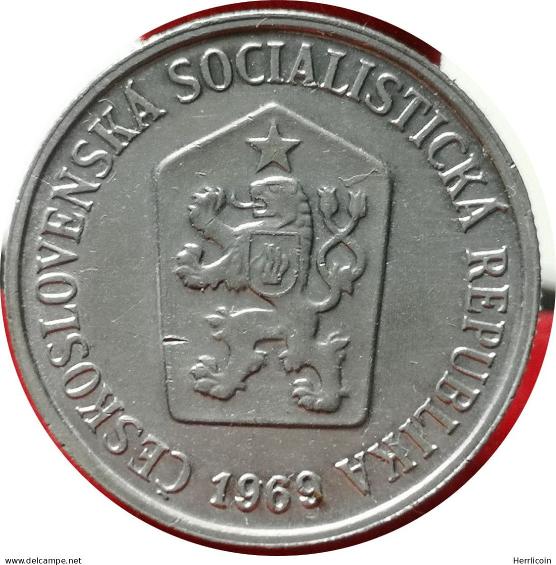 Monnaie Tchécoslovaquie  - 1969 - 10 Haléřů - Cecoslovacchia