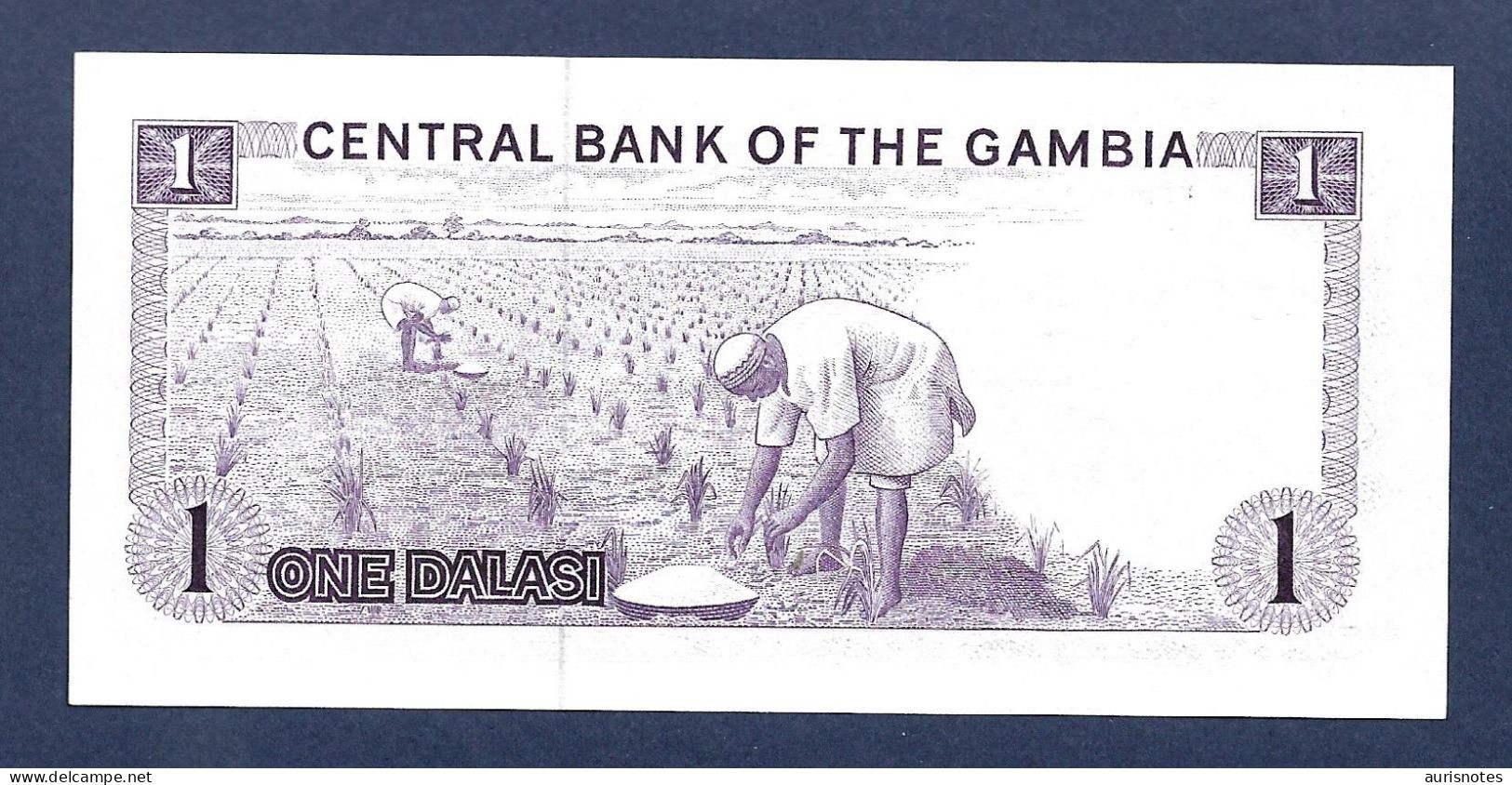 Gambia 1 Dalasi 1971 Replacement P-4r UNC - Gambie