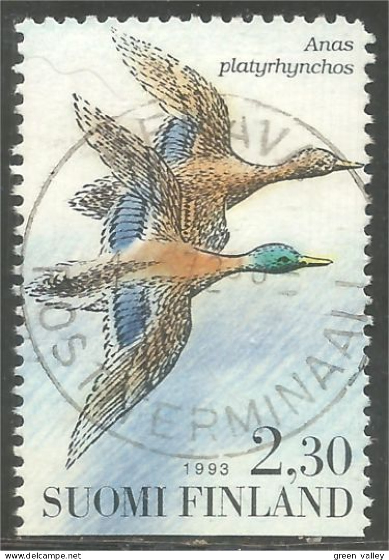 396 Finland 1993 Oiseau Bird KERAVA Canard Duck Ente Anatra Pato Eend (FIN-181a) - Oblitérés