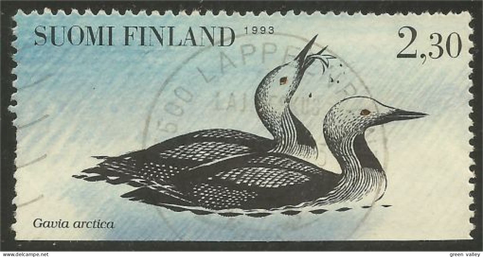 396 Finland 1993 Oiseau Bird LAPPEENRANTA Canard Duck Ente Anatra Pato Eend (FIN-182c) - Oblitérés