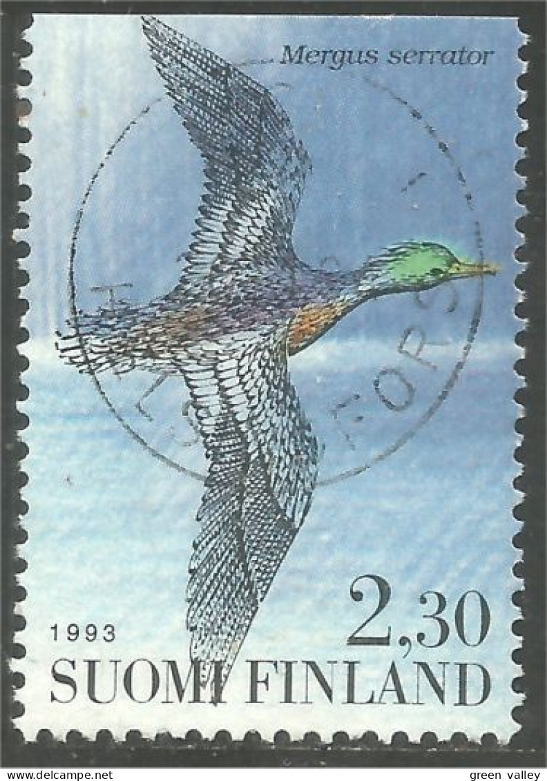 396 Finland 1993 Oiseau Bird HELSINKI Canard Duck Ente Anatra Pato Eend (FIN-178a) - Used Stamps