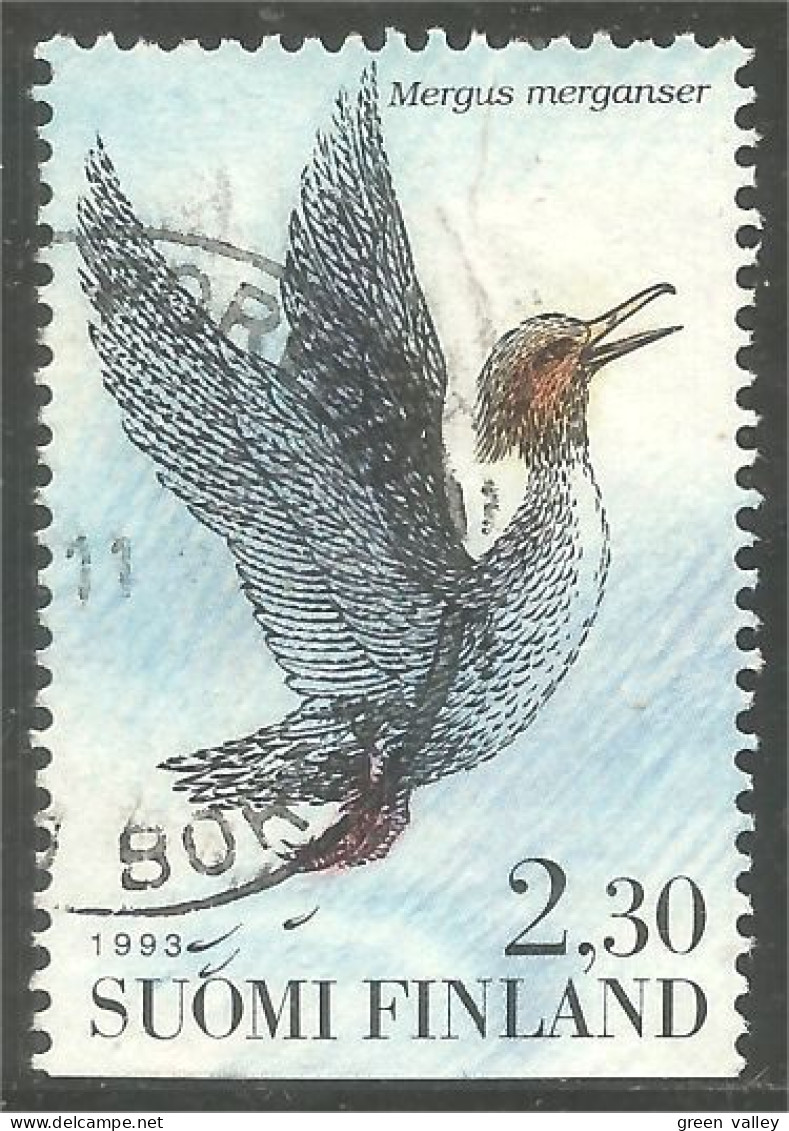 396 Finland 1993 Oiseau Bird PORVOO Canard Duck Ente Anatra Pato Eend (FIN-177b) - Oblitérés