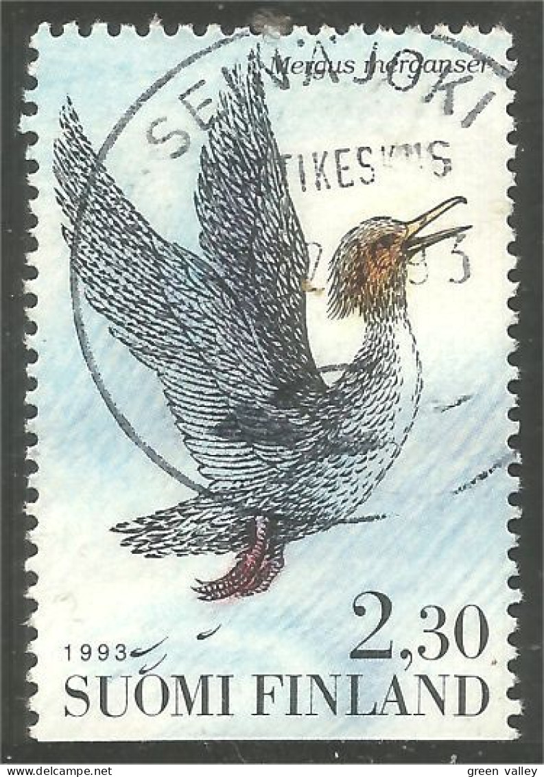 396 Finland 1993 Oiseau Bird SEINAJOKI Canard Duck Ente Anatra Pato Eend (FIN-177a) - Gebruikt