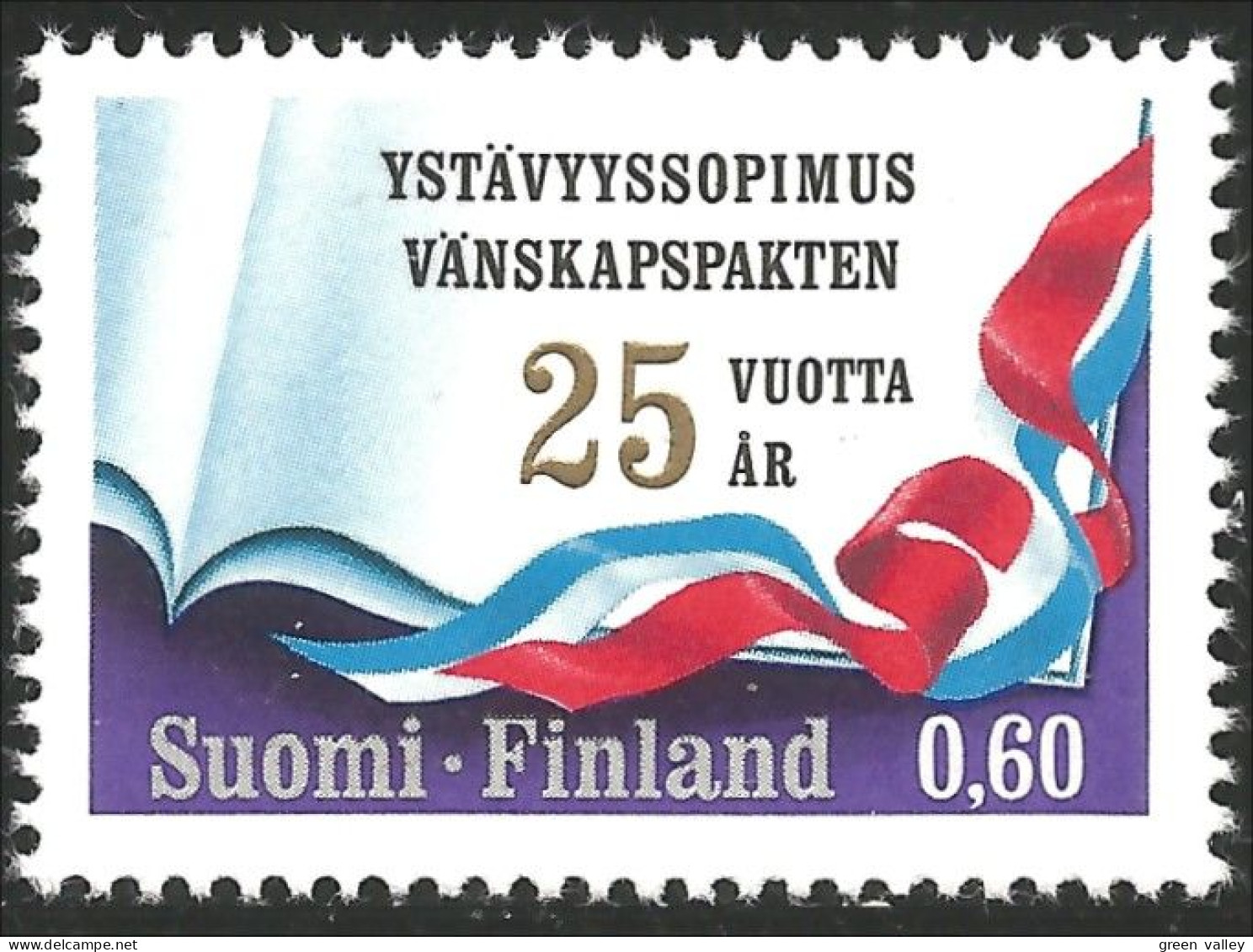 396 Finland Friendship Amitié MNH ** Neuf SC (FIN-100) - Unused Stamps