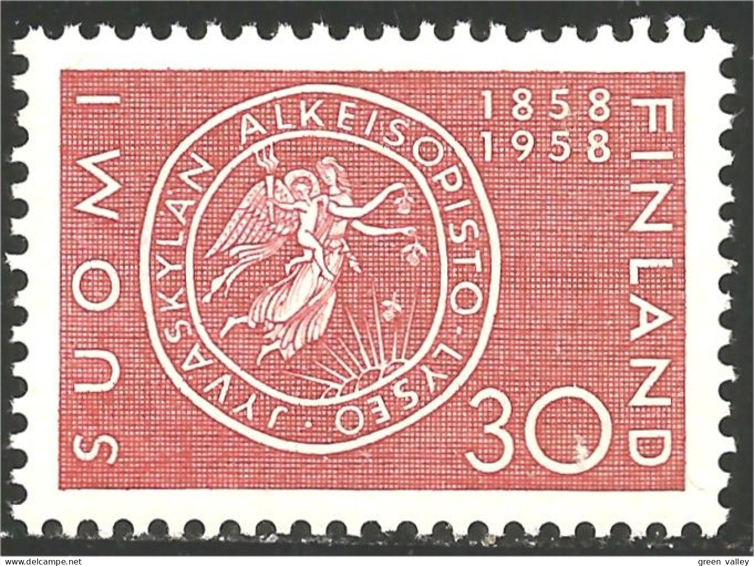 396 Finland Jyvaskyla Light MH * Neuf CH Légère (FIN-89) - Unused Stamps