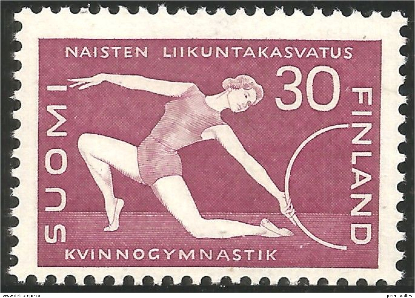 396 Finland Gymnast Gymnaste Light MH * Neuf CH Légère (FIN-90) - Neufs