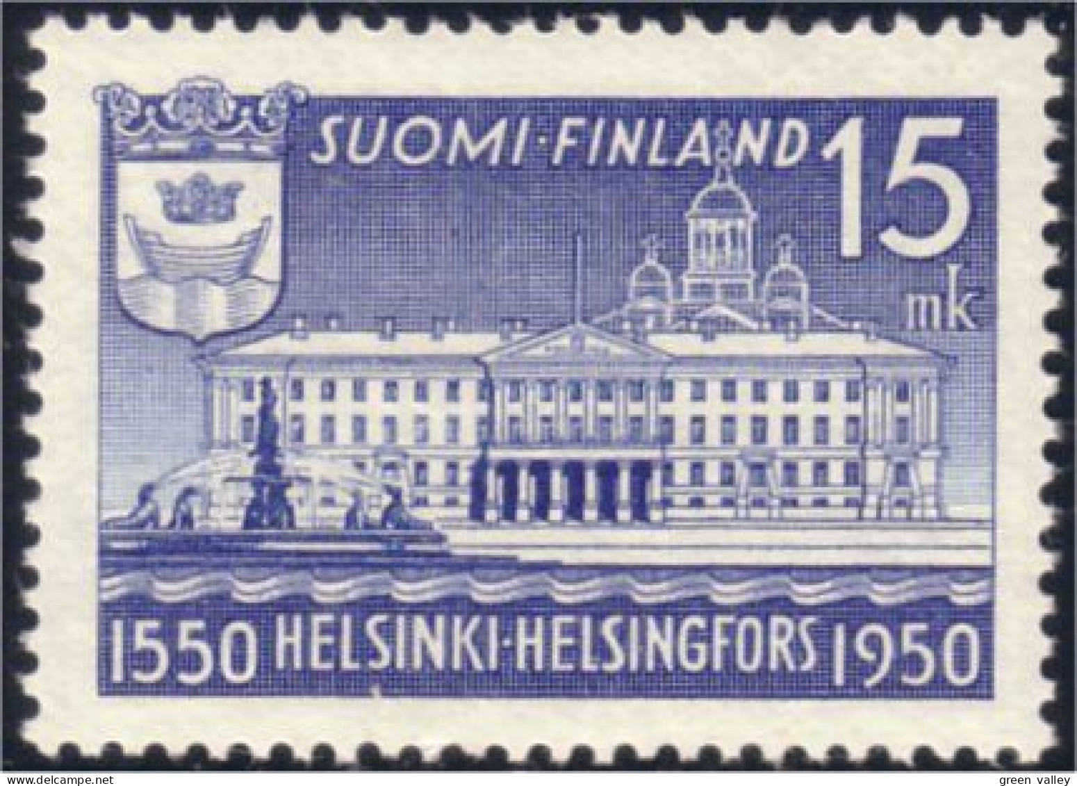 396 Finland Helsinki MH * Neuf CH (FIN-15) - Unused Stamps