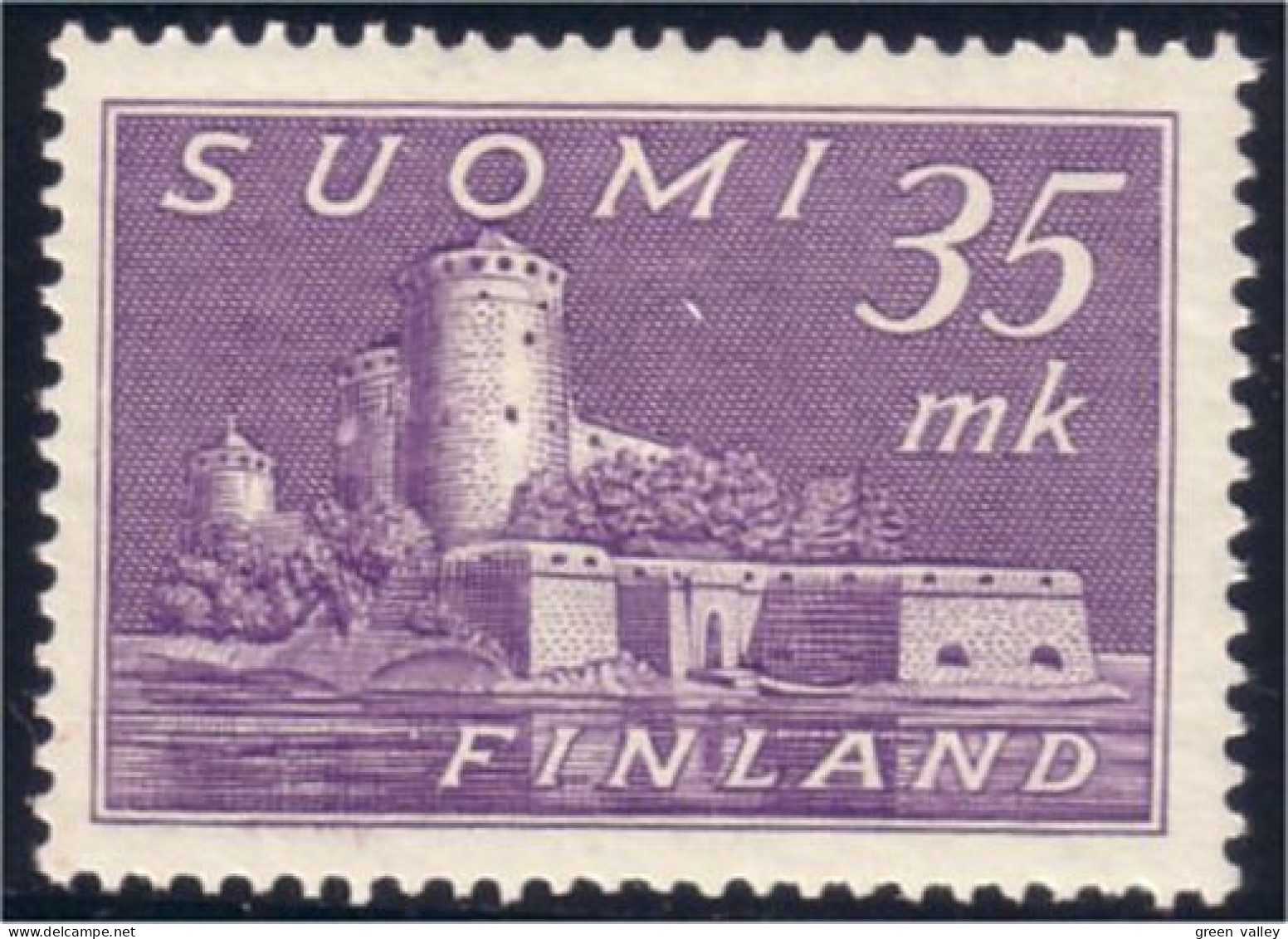 396 Finland 35 MK Castle Savonlinna MH * Neuf CH (FIN-14) - Nuovi