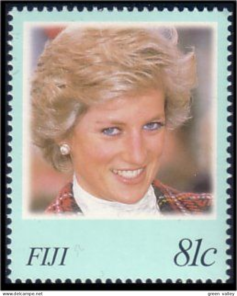394 Fiji Lady Di Diana 81c MNH ** Neuf SC (FIJ-34a) - Fidji (1970-...)