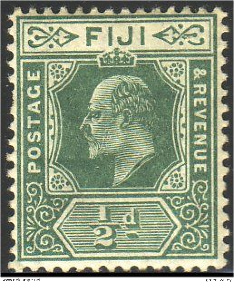 394 Fiji 1/2 D MH * Neuf (FIJ-5) - Fidji (...-1970)